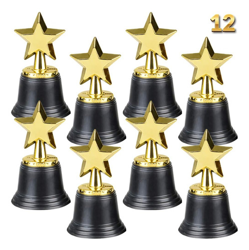 Star Trophy Awards - Paquete De 12 Granel - 4.5 Pulgada...