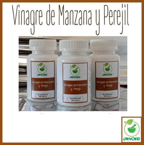 Vinagre De Manzana Y Perejil 3 Pack  