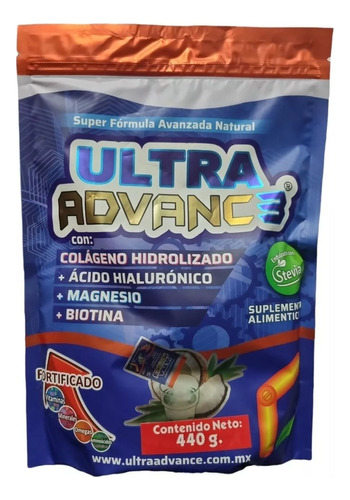 Ultra Advanc3 Colágeno Hidrolizado Acido Hialurónico 440 G