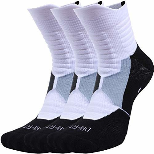 Pelisy Womens & Mens Athletic Socks Compression Crew Sock Me 