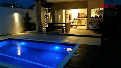 Casa Com 3 Dormitórios À Venda, 250 M² Por R$ 1.400.000,00 - Condomínio Terra Magna - Indaiatuba/sp - Ca0937