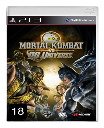 Mortal Kombat Vs Dc Universe Ps3 Mídia Física Seminovo