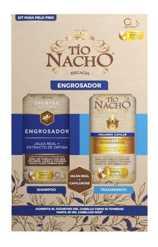 Tio Nacho Pack Engrosador 415 Ml + Tratamiento 90 Ml