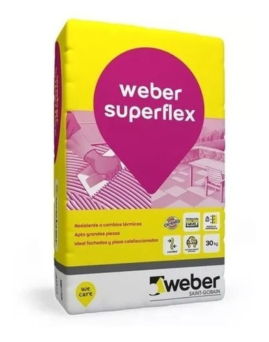 Pegamento Weber Superflex X30 Kg