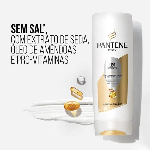 Pantene Shampoo & Condicionador Liso Extremo C/2-unid