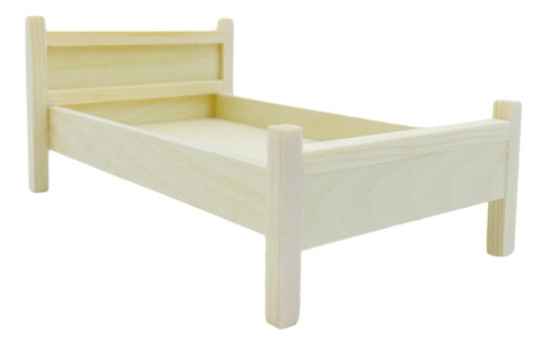 Casa De Muñecas En Miniatura, Cama A Escala 1/12, Cama De