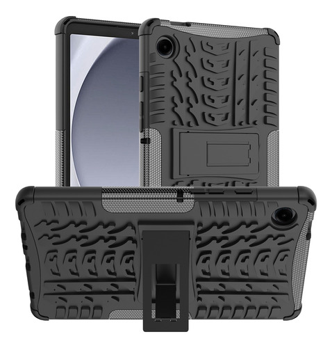 Funda Para Galaxy Tab A9 8.7 X110 Uso Rudo Lllanta Negro