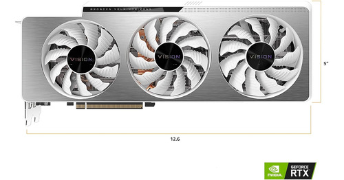 Gráfica Gigabyte Rtx3080 Ti Vision Oc 12gb Gddr6x Openbox