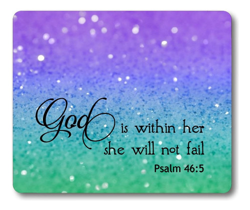 Salmo 46:5 Dios Está Dentro De Ella, Ella No Se Caerá, Alfom