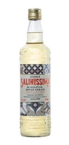 Cachaça Saliníssima Ouro 670ml