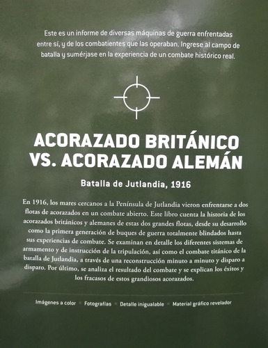 Libro Guerra Osprey, Acorazados Británicos Vs Alemanes 1916