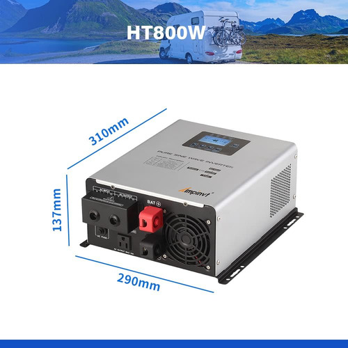 Inversor De Onda Sinusoidal Pura De 1200 W Cargador De ...