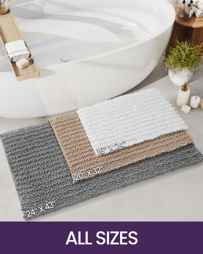 Alfombras De Tapa De Baño Dexi 20x32, Alfombras De Chenilla