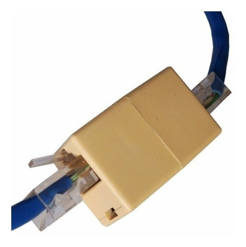 Kit 10 Emenda Plug Rj 45 Cabo Rede Cat5e Fêmea