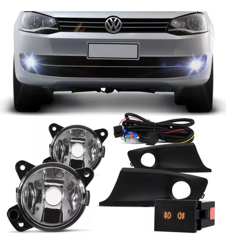 Kit Farol De Milha Vw Fox Spacefox 2010 11 12 2013