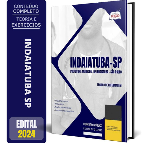 Apostila Prefeitura Indaiatuba Sp 2024 - Técnico Enfermagem