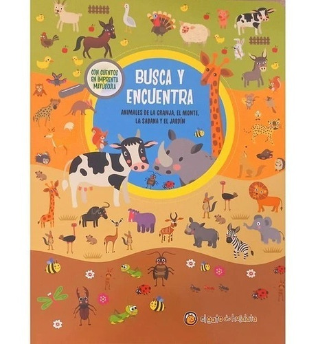 Libro Busca Y Encuentra Animales De La Granja 