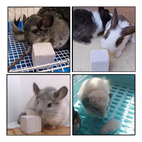 10 Uds. De Piedra Cuadrada Para Moler Dientes, Juguete 3cm