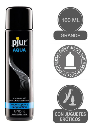 Lubricante Intimo Pjur Aqua 100ml Sabor N/A