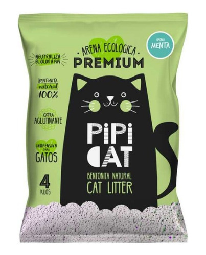 Arena Gato Pipicat Menta 4kg Envíos A Todo Chile