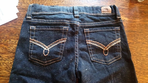 Pantalon Jean Brillo Niña Marca Jordache Eeuu Tall 7 Sin Uso