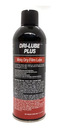 Lubricante Seco Multipropósito Con Molibdeno Dri Lube 11 Oz.