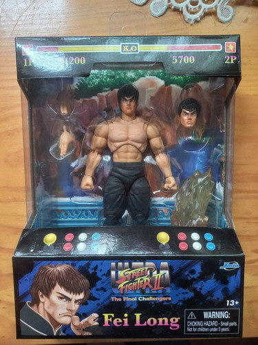 Street Fighter Fei Long Jada Toys Figura