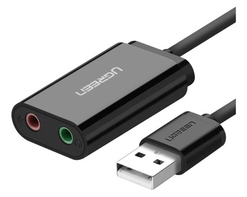 Adaptador Usb Audio 3.5 Ugreen Black Diginet