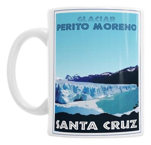 Taza De Ceramica Glaciar Perito Moreno Santa Cruz