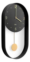 Comprar Driini Reloj De Pared Moderno De Péndulo, Marco De Metal