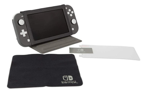 Kit de protección de funda para Nintendo Switch, tela, película, aplicador