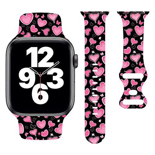 Bandas De Corazón Del Día De San Valentín Para Apple Watch,