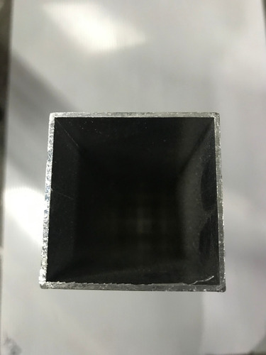 Perfil De Aluminio Tubo 50x50mm - Largo X 3 Metros