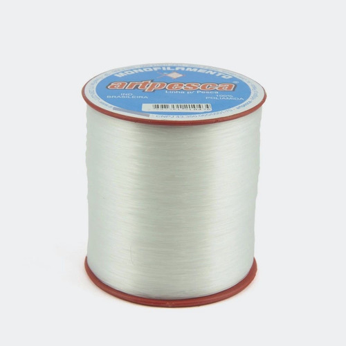 Linha Artpesca Nylon Branca 0,60mm/310m/100g Artesanato Full