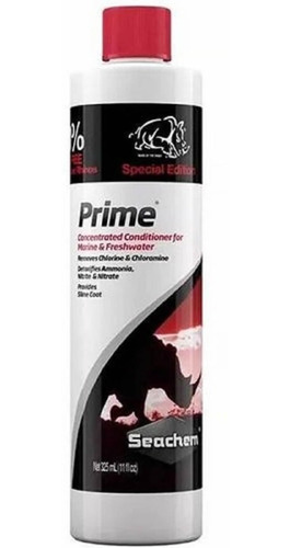 Seachem Prime 250ml + 30% Bonus Condicionador De Água Mlfull