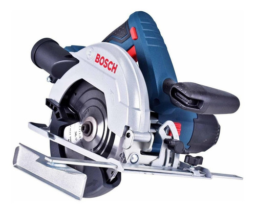 Imagen 2 de 5 de Sierra circular eléctrica inalámbrica Bosch Professional GKS 18V-57 165mm azul
