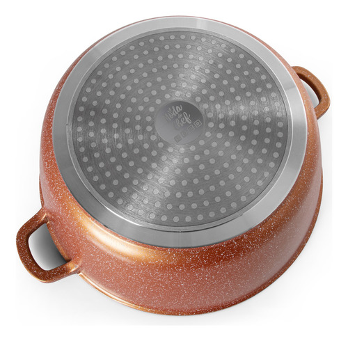 Panela Caçarola Antiaderente 20cm Graniflon Moda Do Chef