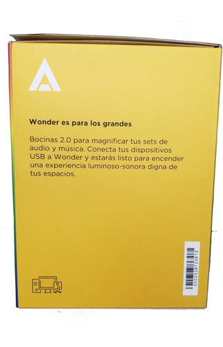 Imagen 5 de 6 de Bocinas Gamer P/pc Acteck 2.0 Aux3.5m X900 Wonderx 929721