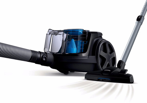 Imagen 6 de 8 de Aspiradora Trineo Philips PowerPro Compact FC9350/51 1.5L negra 220V
