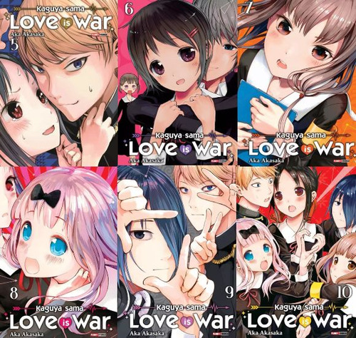 Kit Mangá Kaguya Sama Love Is War Volume 5 A 10 Lacrado Pani