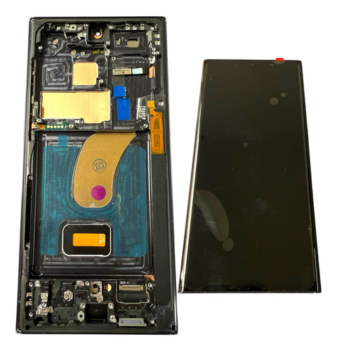 Frontal Tela Display C/aro Para S23 Ultra S918 Vivid Oled