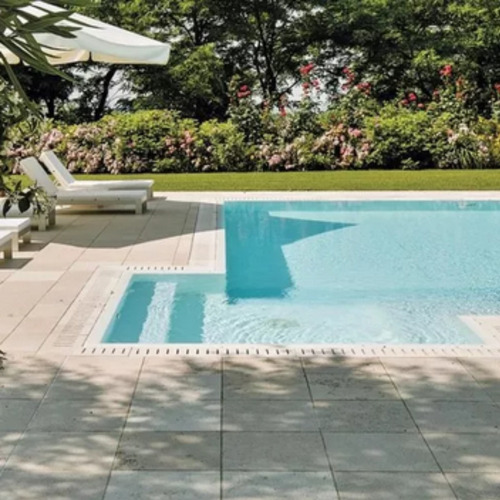 Mosaico Para Piscina, Alberca, Perla, 2x2cm, 2.14m2,panda