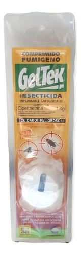Insecticida Fumigeno F Geltek 1 Comprimido 50grs