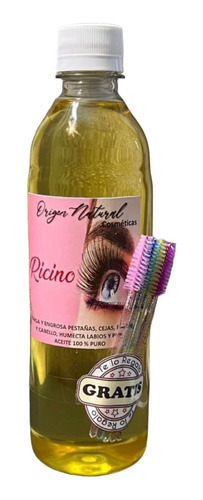 Aceite De Ricino 500ml + Cepillo De Cejas