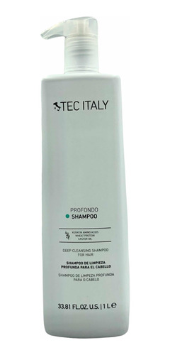 Shampoo Profondo Limpieza Profunda 1 Litro Tec Italy