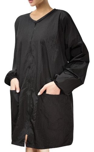 De , Chaqueta De Peluquero, Tela Impermeable Con Cremallera