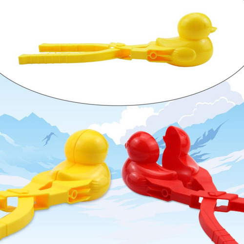 2 Herramienta De Molde De Arena For Nieve Con Clip Amarillo