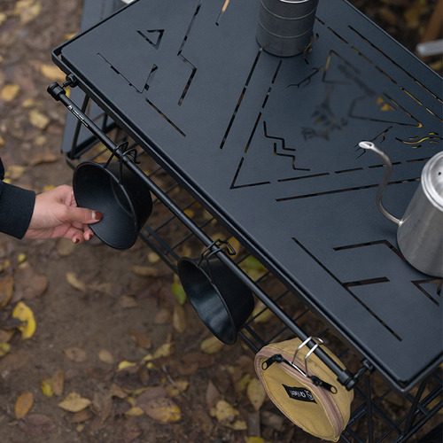 Mesa De Camping Portátil Plegable De Aleación De Aluminio Y