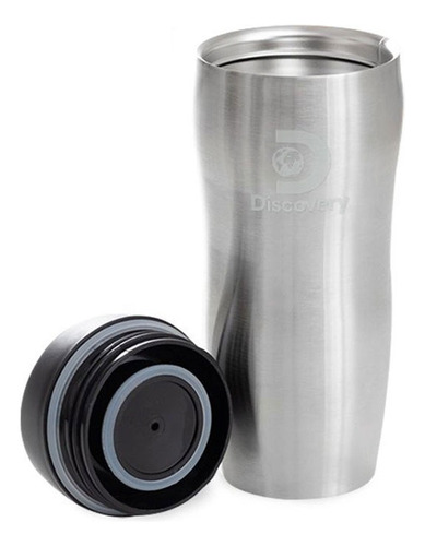 Vaso Termico Discovery Plateado 450ml Unisex Jeg 14726b