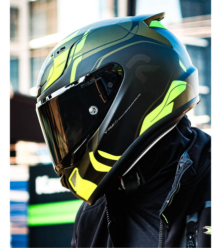 Capacete Moto Preto Fosco Visor Fume E Pinlock Brinde Hjc